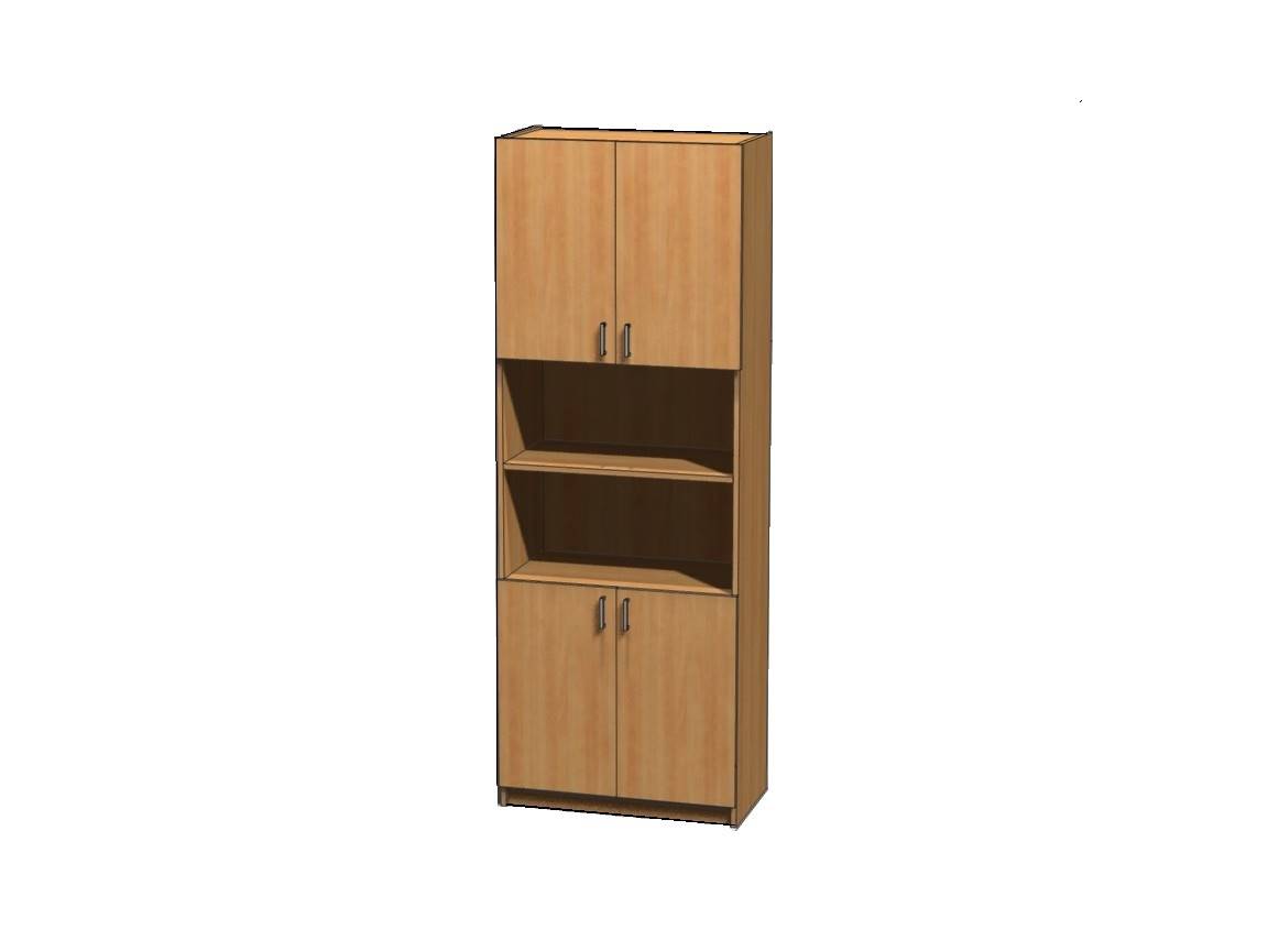 Шкаф полуоткрытый (4 фасада) 2000х800х420